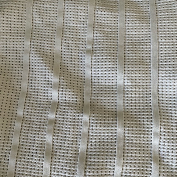 Babaton Sculpt Knit Squareneck White Ribbed Mesh Stotch Coquette Y2K Tank Size M - Picture 5 of 11